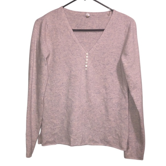 Margaret O’Leary Cashmere Sweater S lilac